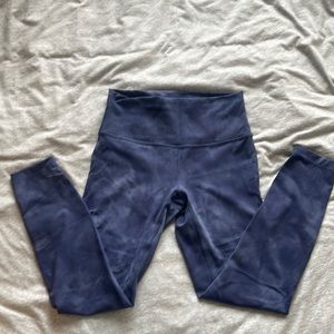 Blue Diamond Dye Lululemon Wunder Train